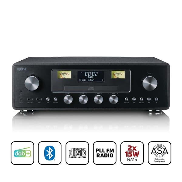 imperial DAB+/FM Radio with CD Player, USB, Bluetooth and ASA function