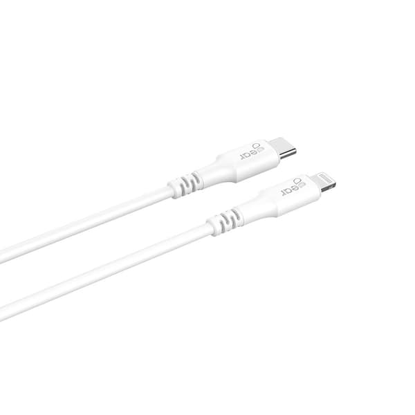 Gear Ladekabel USB-C - Lightning 0.5m Hvit MFI C94