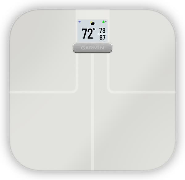 Garmin Index S2 smartvekt, hvit