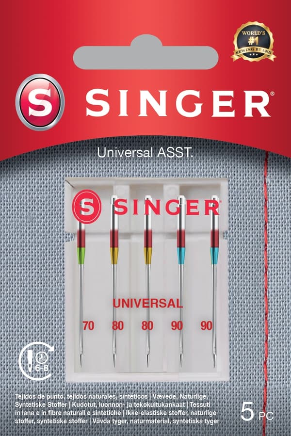 Singer universal nålsortiment, 5 st