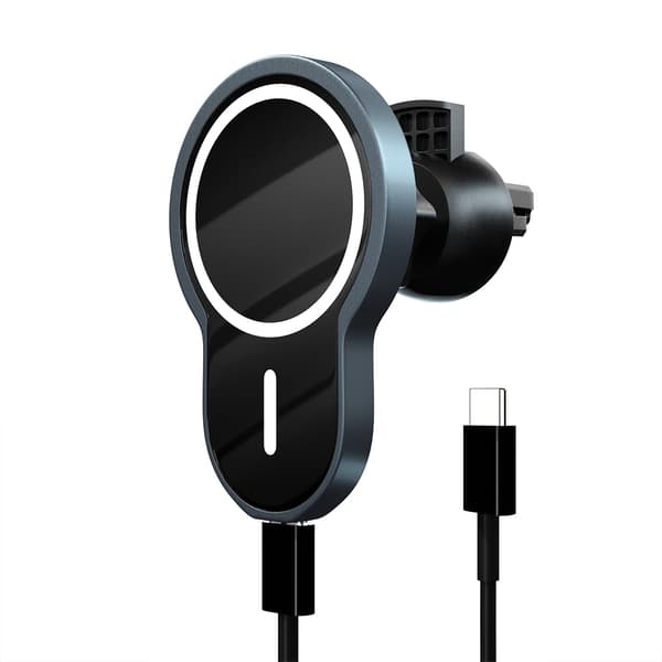 Wave magnetisk Qi-ladestander til bilen, sort