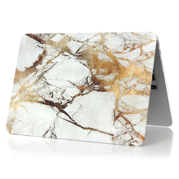Hardplastdeksel til MacBook Pro 16" (A2485) 2021 Marble (Gold)