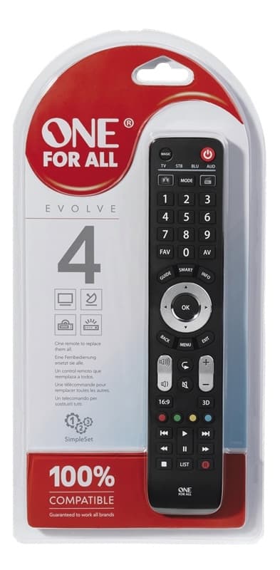 ONE FOR ALL URC 7145 Universal fjernkontroll - Evolve 4