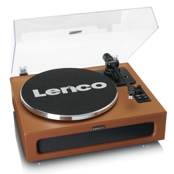 Lenco Levysoitin Bluetooth MMC 4 kaiuttimet sisäänrakennettu Brown