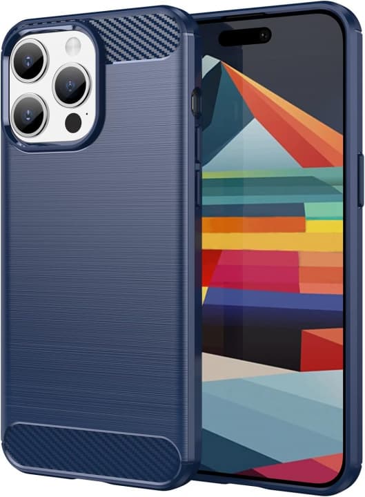 TPU skal till iPhone 15 Plus, Blå