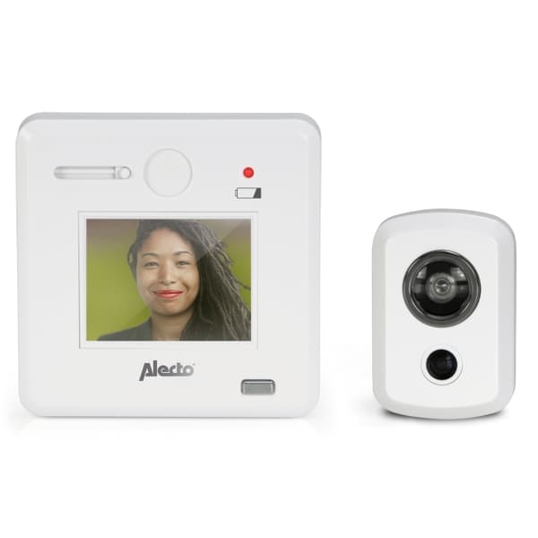 Alecto Digital dørspion med 2,4" display Hvit