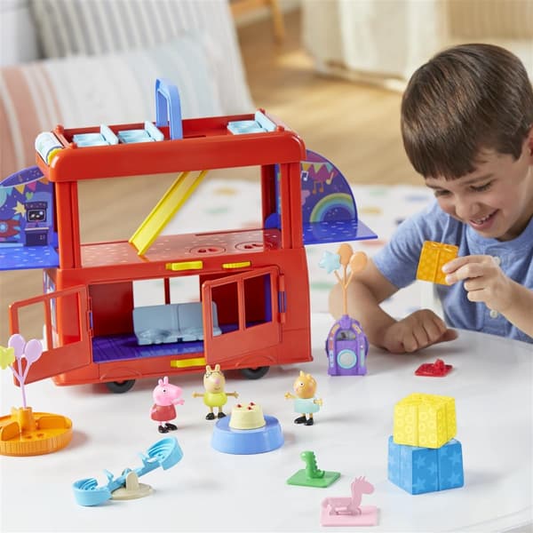Peppa Pig Peppas 2 i 1 Party Bus