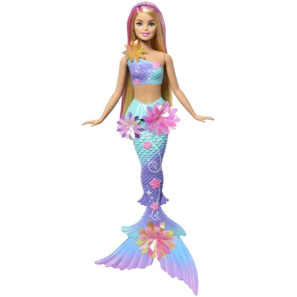 Barbie Blomstrende magisk hvit havfruedukke (JDM72)