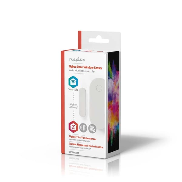 Nedis SmartLife Dörrfönstersensor | Zigbee 3.0 | Batteridriven | Android™ / IOS | Vit