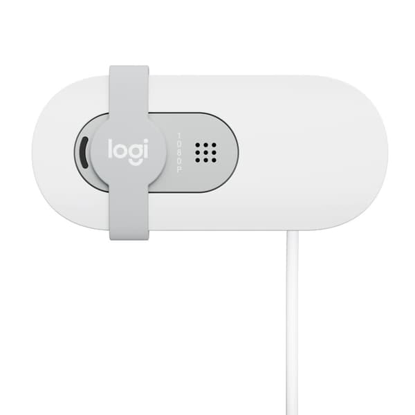 Logitech Brio 100 Full HD Webcam, Off-white