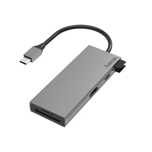 Hama Adapteri USB-C Multi 6x Porttia HDMI/SD