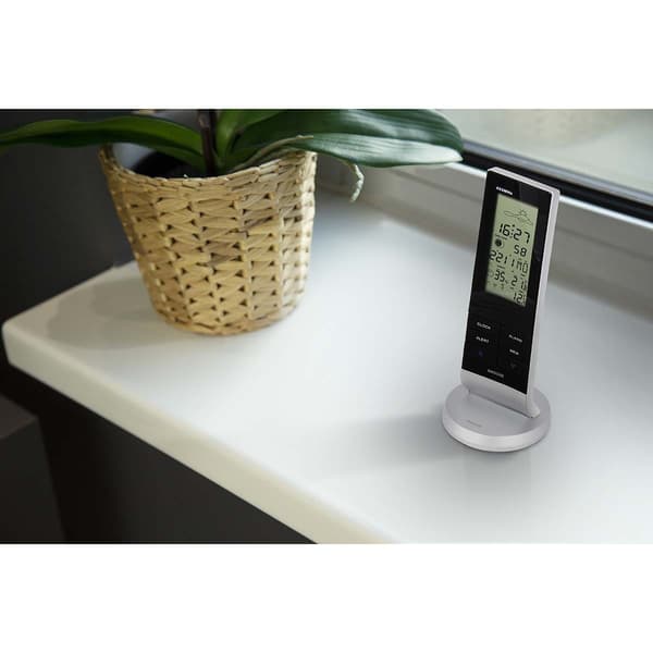 Alecto Väderstation med trådlös sensor Svart / Silver