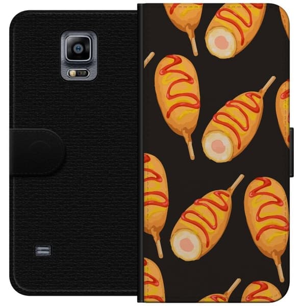 Tegnebogsetui til Samsung Galaxy Note 4 med Kyllingedrumstick motiv