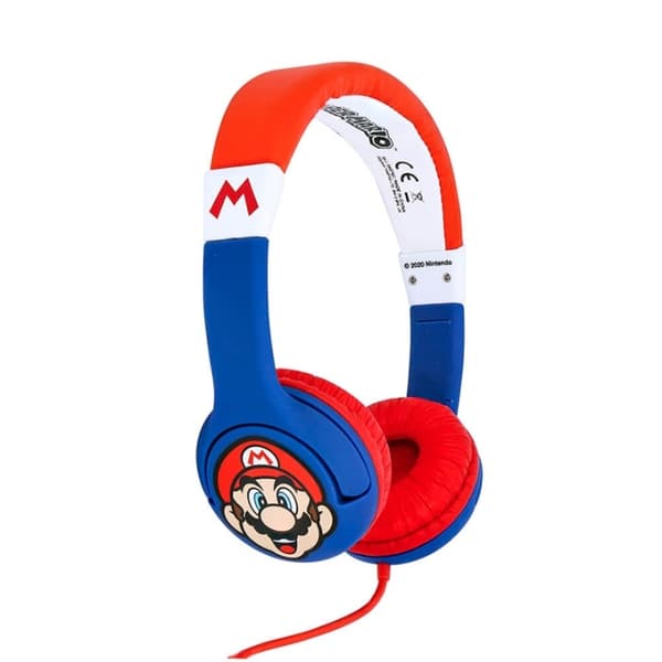 Super Mario Kuuloke  Junior On-Ear 85dB Mario