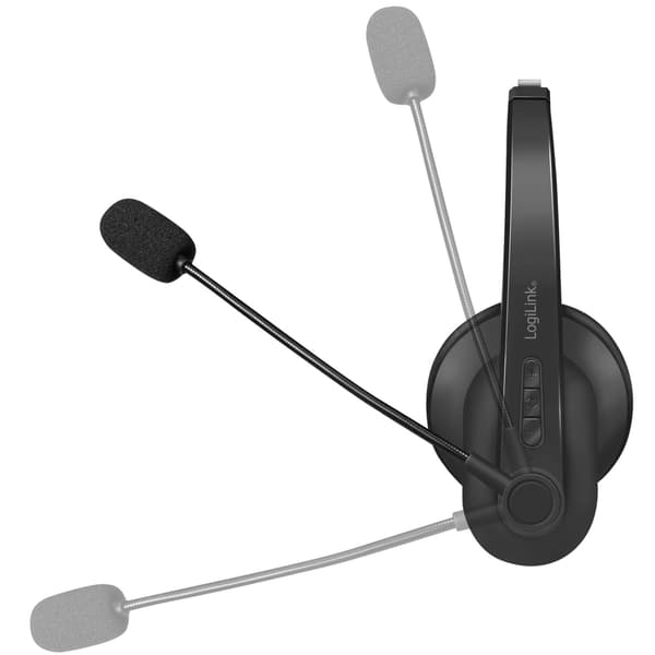 LogiLink Bluetooth-headset Mono inkl laddställ