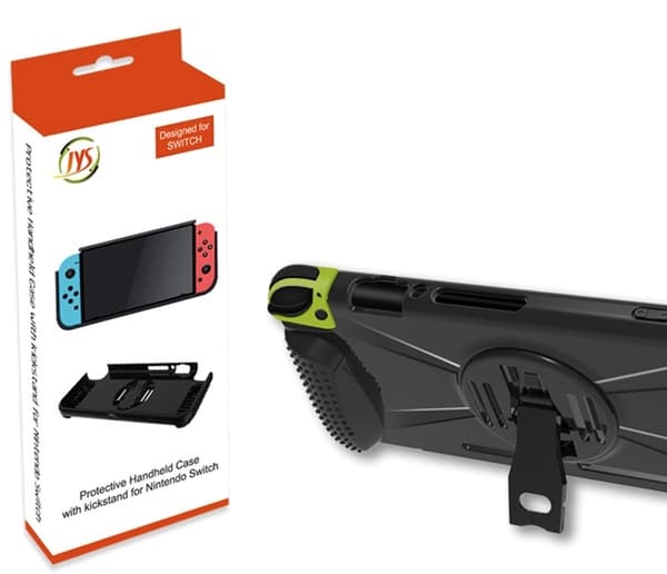 Suojakuori telineellä Nintendo Switchille, Musta