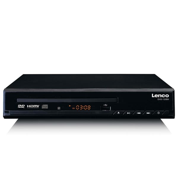 Lenco Kompakt DVD/CD-afspiller med USB-afspilning