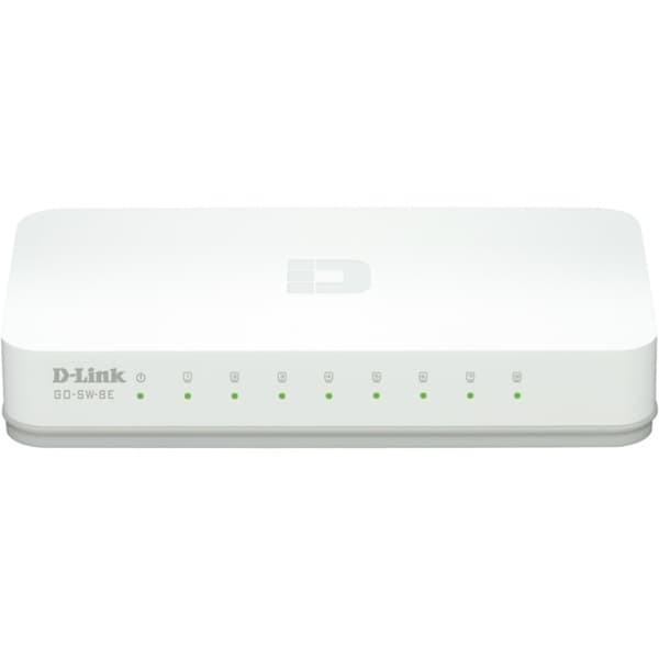 D-Link GO-SW-8E 8-port Fast Ethernet Easy Desktop Switch