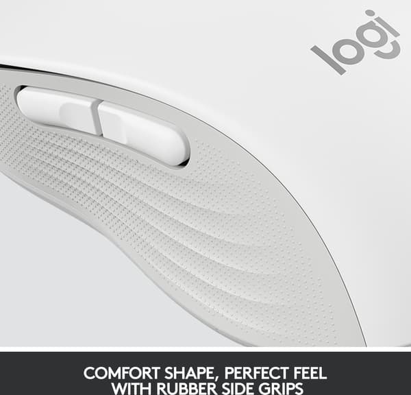 Logitech Signature M650 – trådlös mus, vit