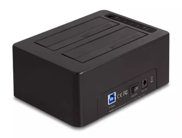 DeLOCK Dual Docking Station for 2 x SATA HDD / SSD