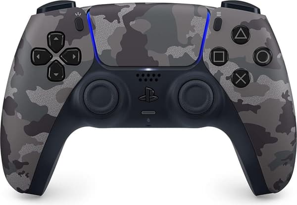 Sony Playstation 5 Dualsense-kontroll – grå kamouflage