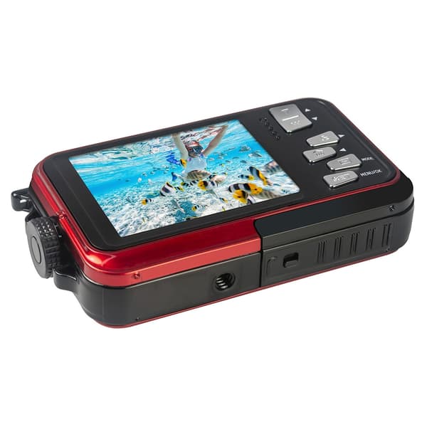 Agfa Digitalt kamera WP8000 CMOS WP 24MP Rød Full HD