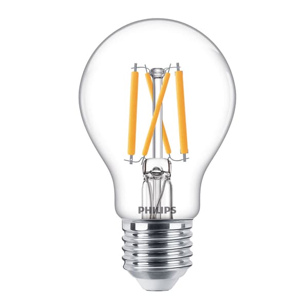 Philips LED E27 Normal 40W Klar Dæmpbar WarmGlow 470lm