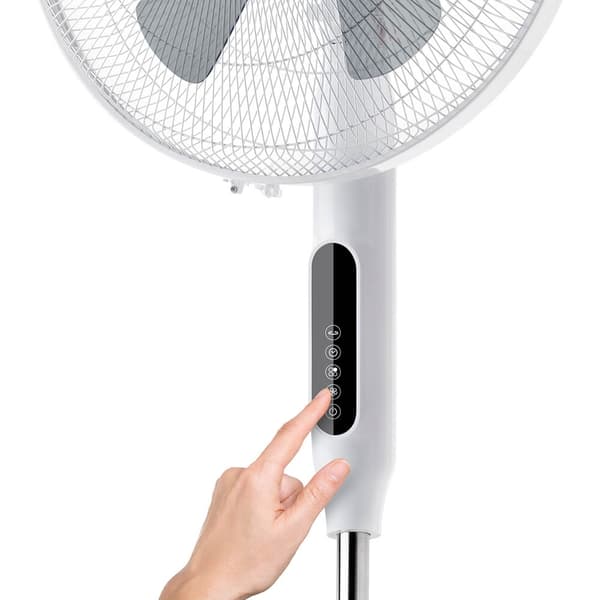 BLACK+DECKER Golvfläkt 5 Blad Vit