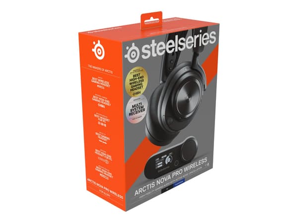 SteelSeries Arctis Nova Pro Wireless - Trådlöst Gamingheadset, Svart
