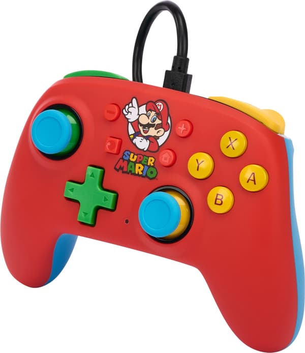 PowerA Nano kablet controller, Mario Medley, Switch