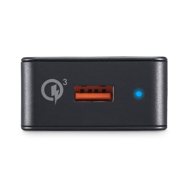 Hama Hurtiglader Fast Charger 1x USB-A Qualcomm 19.5w Svart