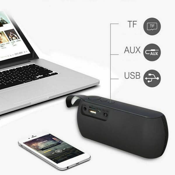 Q106 trådløs højttaler, Bluetooth, USB, blågrøn