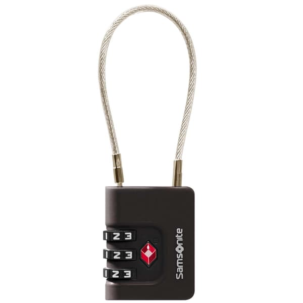 Samsonite TSA Kabellås 3 Siffror Svart