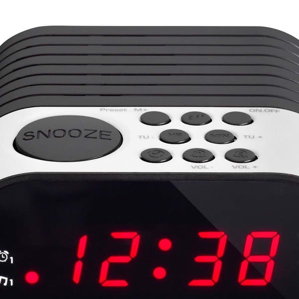 Lenco Clock radio Hvid