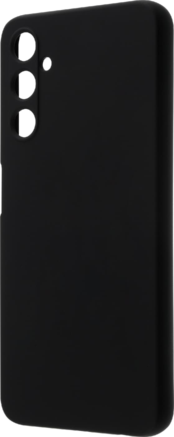 Wave Soft Touch silikonebeskytter, Samsung Galaxy A05s, Sort