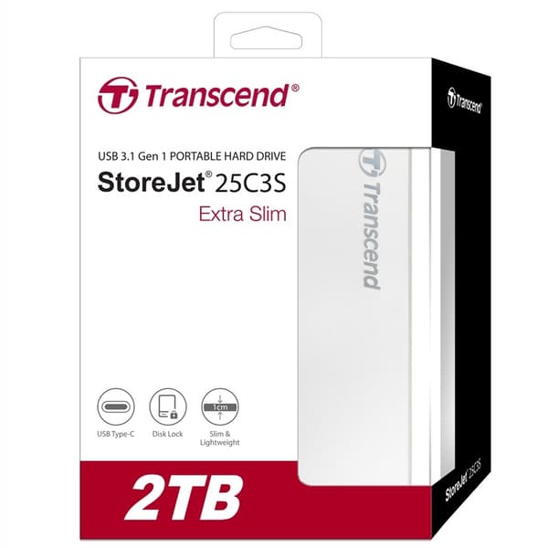 Transcend HDD StoreJet 25C3S 2.5" 2TB US