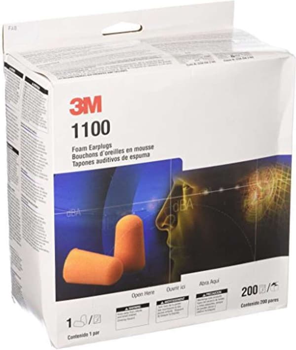 3M 1100 öronproppar, 200 par