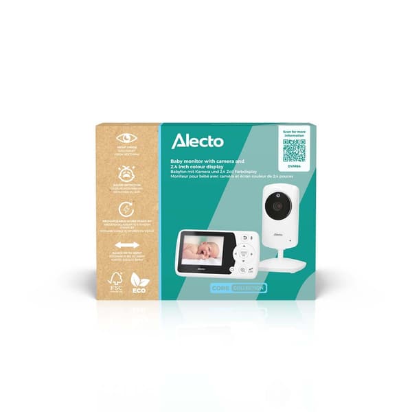 Alecto DVM64 Video-Itkuhälytin 2.4" näytöllä
