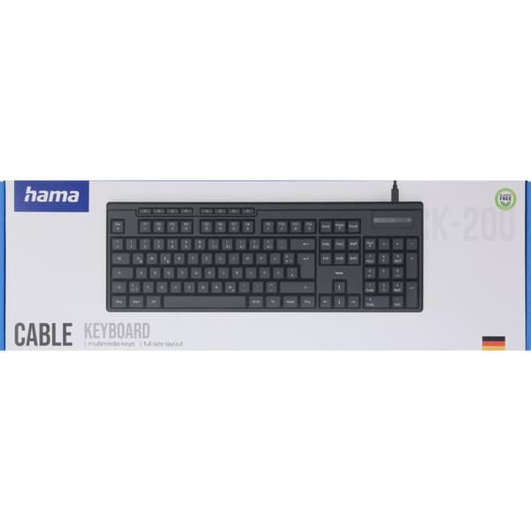 Hama Tastatur CK-200 Sort