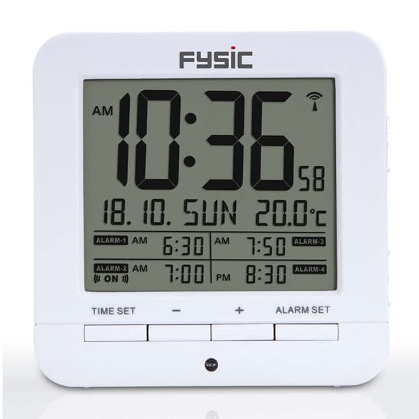 Fysic Digital väckarklocka med temperaturvisning