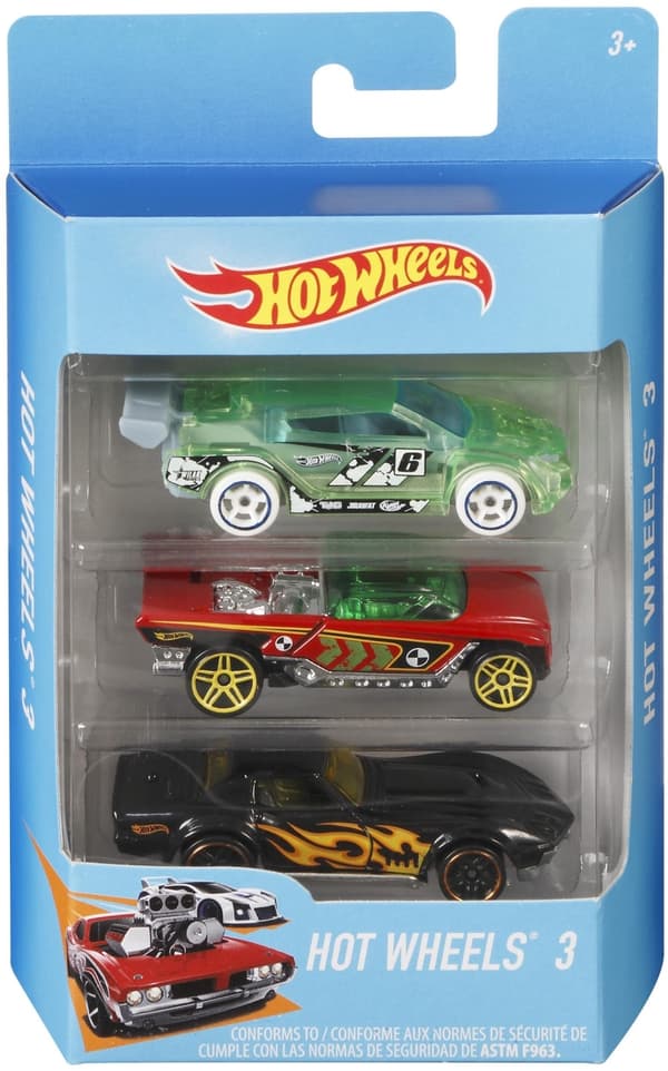 Hot Wheels minibiler, 3 stk