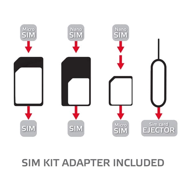 Celly SIM-kit SIM-kortsadaptrar 3-pa