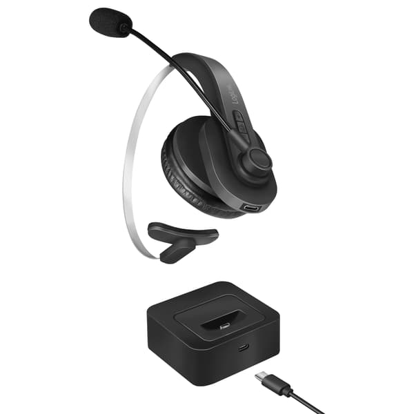 LogiLink Bluetooth Mono-headset med ladestativ