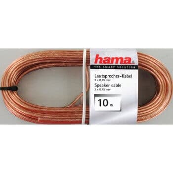 Hama kabel 2x0,75 Transp 1