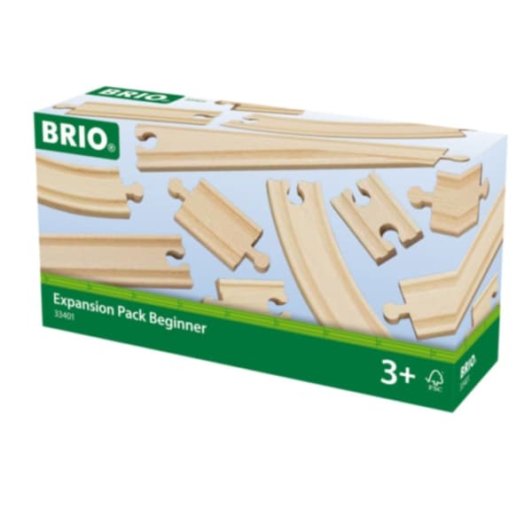 BRIO 33401 - Puujunaradan lisäosasarja, 11 osaa