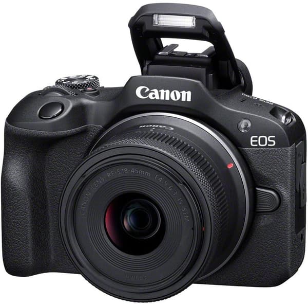 Canon EOS R100 mikrosystemkamera + 18-45 mm IS STM-objektiv