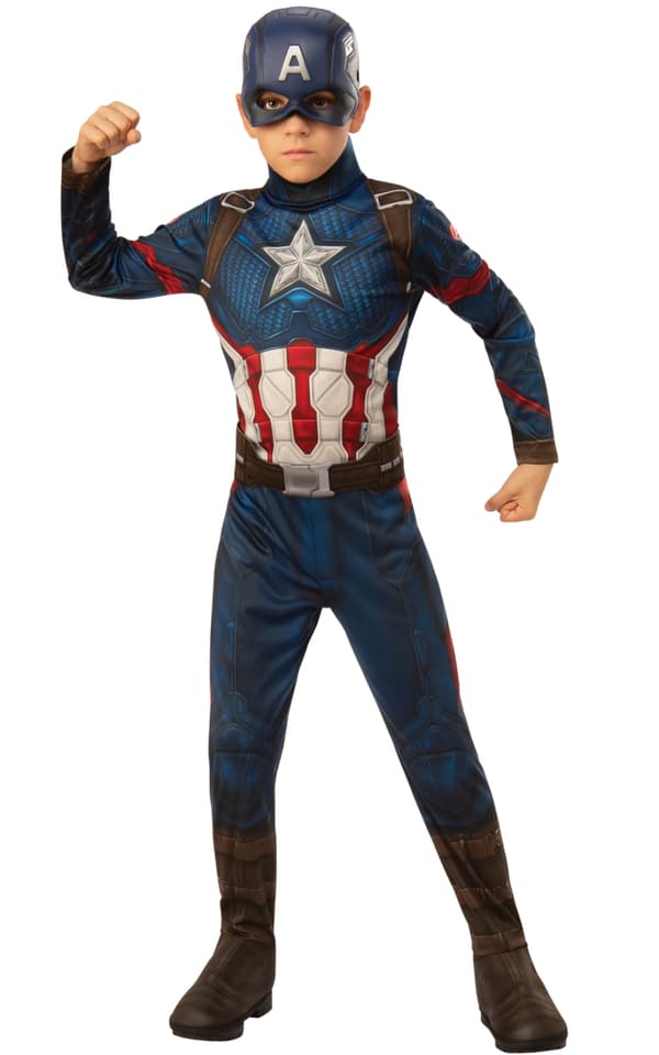 Rubies Kostym - Captain America (140 cm)