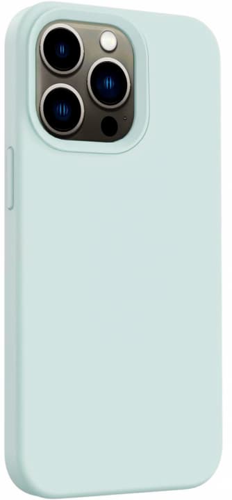 Silikonskal till iPhone 15, Ljusblå