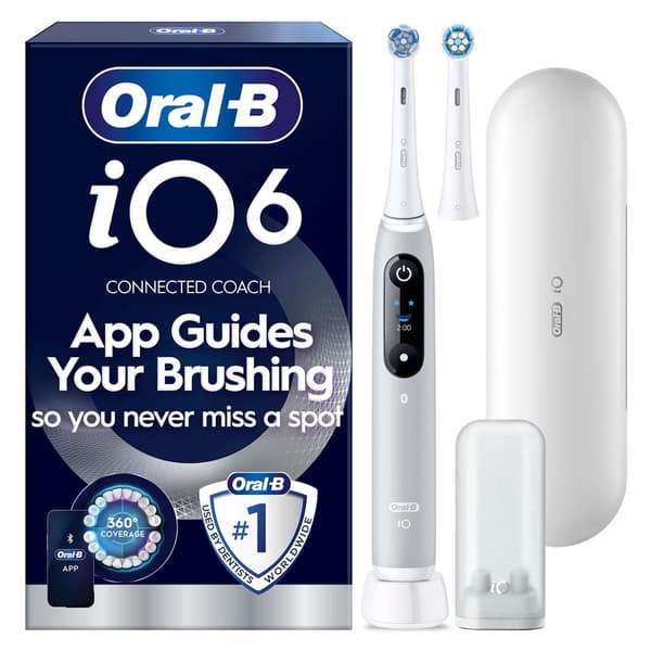 Oral B Eltandborste iO6 Grey Opal, 1 Extra Refill