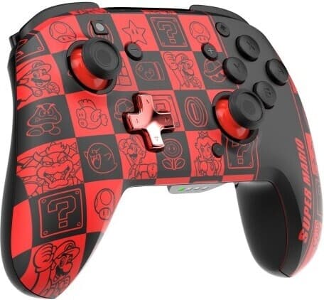 PDP Gaming Rematch Glow Wireless Controller -langaton peliohjain, Super Icon, Switch